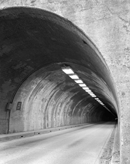 YOSEMITE: WAWONA TUNNEL. Wawona Tunnel, built through a mountain in Yosemite National Park YOSEMITE: WAWONA TUNNEL. Wawona Tunnel, built through a mountain in Yosemite National Park
