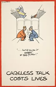 WW2 Poster -- Careless Talk Costs Lives