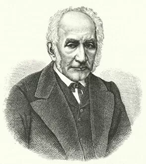 Alessandro Manzoni, Italian poet and novelist (engraving)
