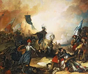 The Battle of Marignan, 14th September 1515, 1836 (oil on canvas)