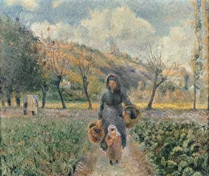 In the Garden (oil on canvas)