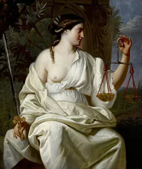 Justice, late 17th century (oil on canvas)