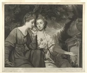 Mrs. Harriet Bouverie and Mrs. Frances Ann Crewe, engraved by Giuseppe Marchi