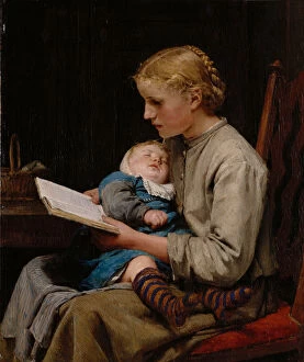 Rose and Bertha Gugger, 1883 (oil on canvas)