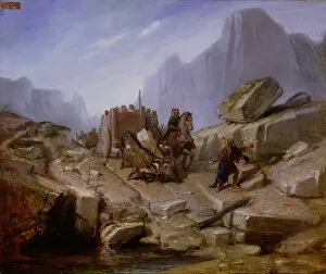 The Taking of Thelesia by Hannibal and his Army, 1860 (oil on canvas)